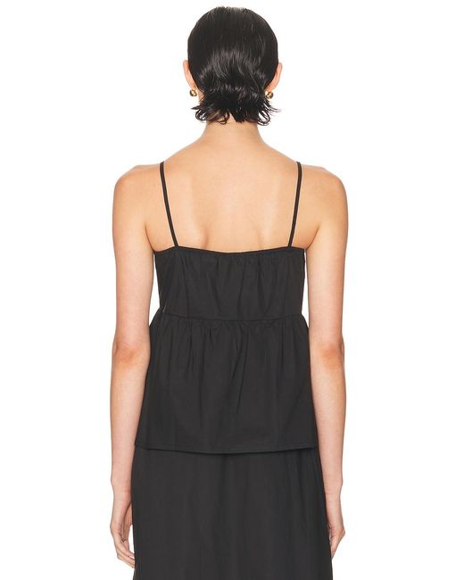 Deiji Studios Black Double Tie Top
