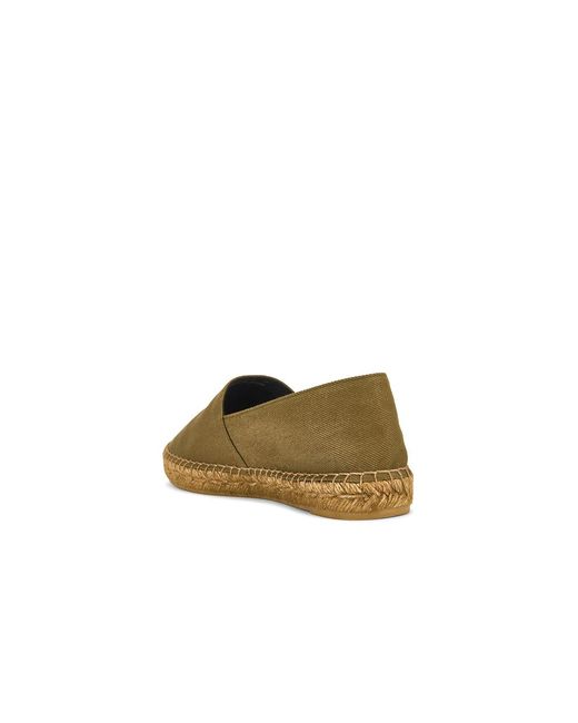 Saint Laurent Green Espadrille