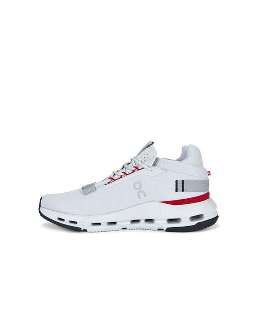 On Shoes White Cloudnova 2 for men