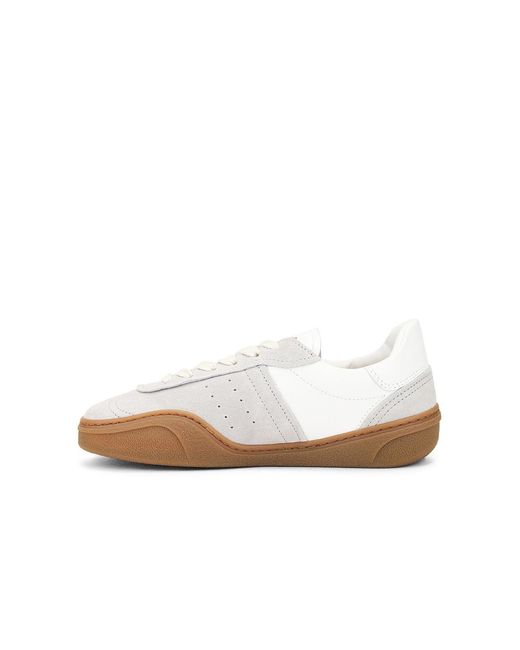 Acne White Bars W Low Sneaker