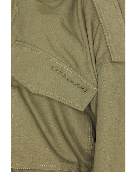 Marc Jacobs Natural Cropped Cargo Parka