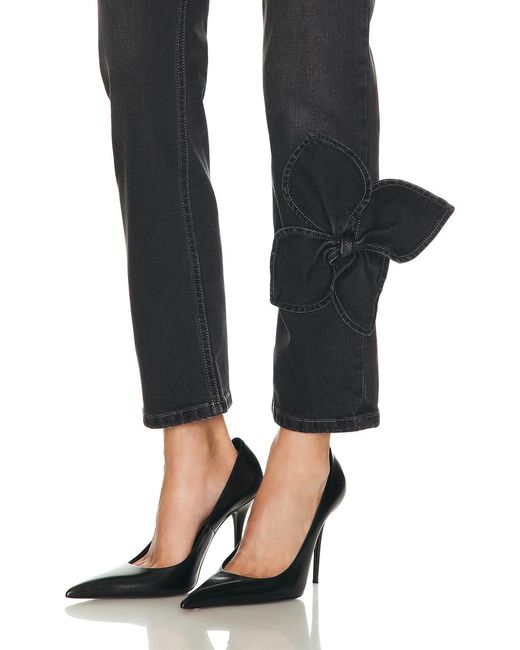 Area Black Bow Straight Leg