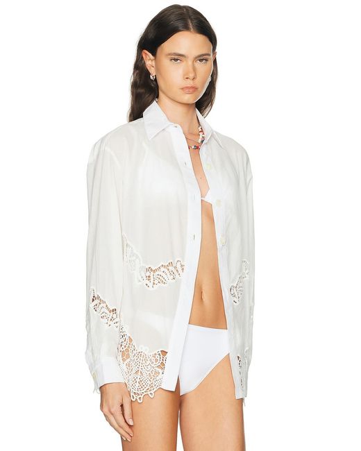 Eliou White For Fwrd Sumi Button Down Top