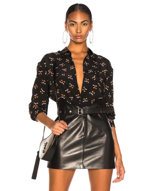 saint laurent black shirt