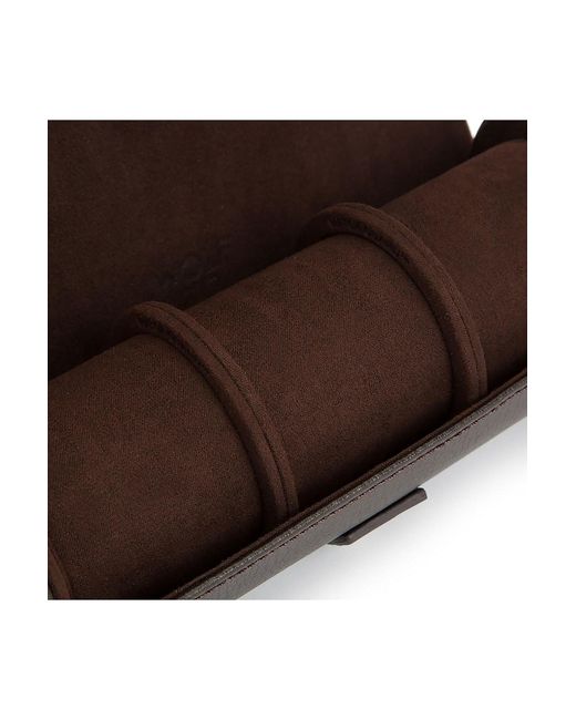 Wolf Brown Blake Watch Roll With Capsule