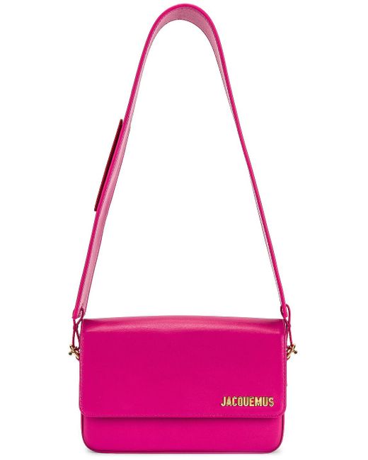 Jacquemus Leather Le Carinu Bag in Pink - Lyst