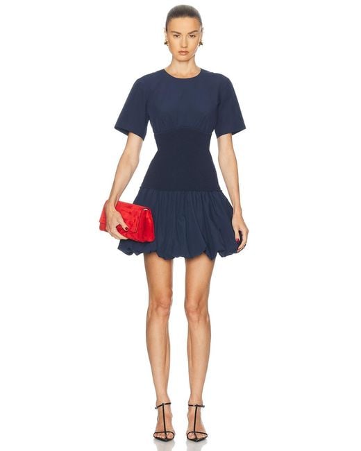 Jonathan Simkhai Blue Libbie Mini Dress