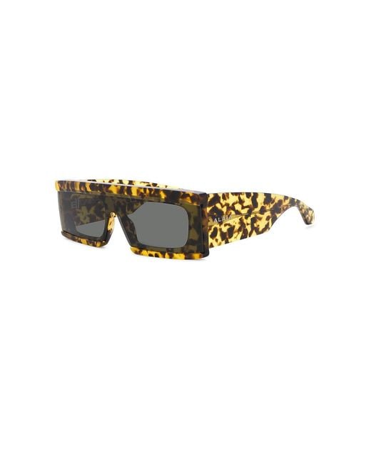 Alaïa Multicolor Cut Rectangular Sunglasses