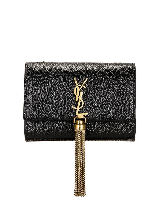 Saint Laurent Micro Kate Airpods Bag in Black Lyst