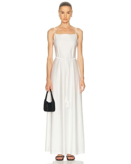Marlies Grace White Lua Open Side Dress