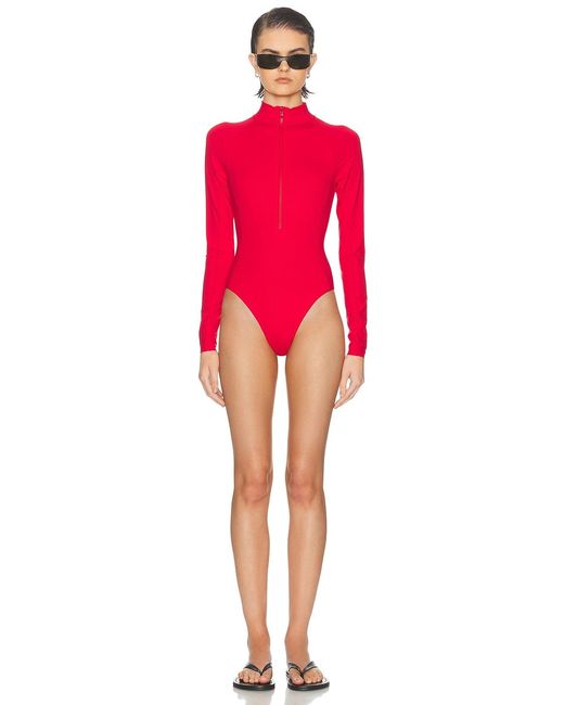 Left On Friday Red Rays Suit