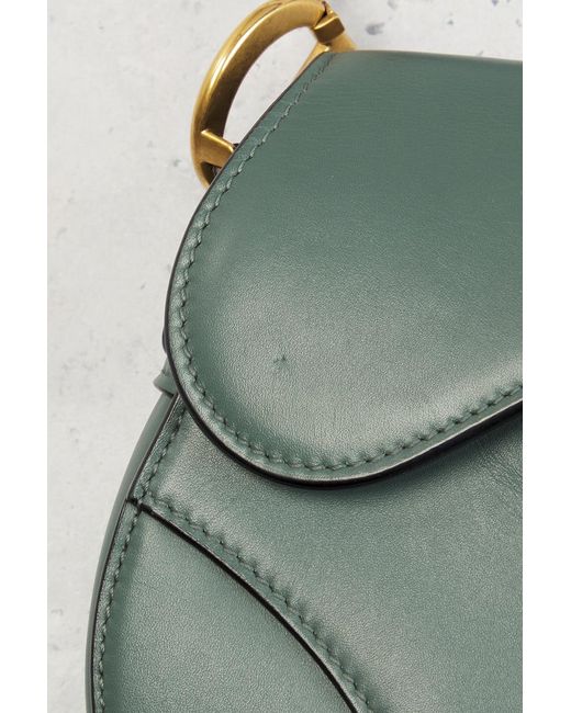 Dior Green Saddle Bag