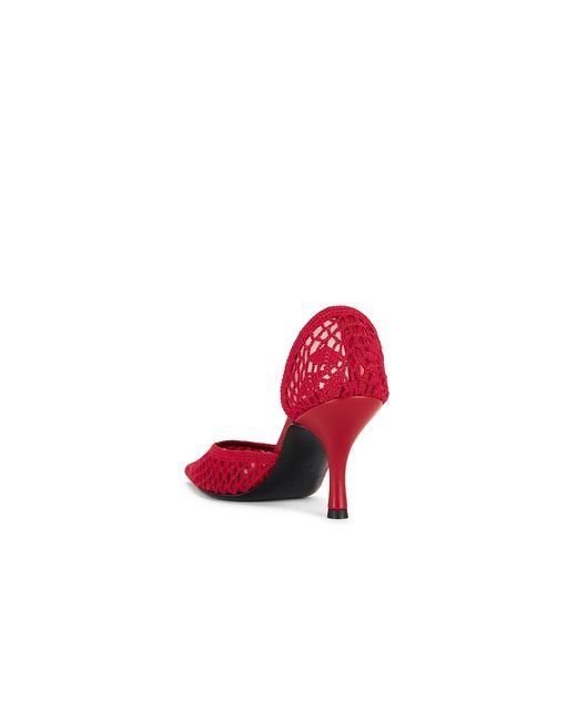 Magda Butrym Red Crochet Pump