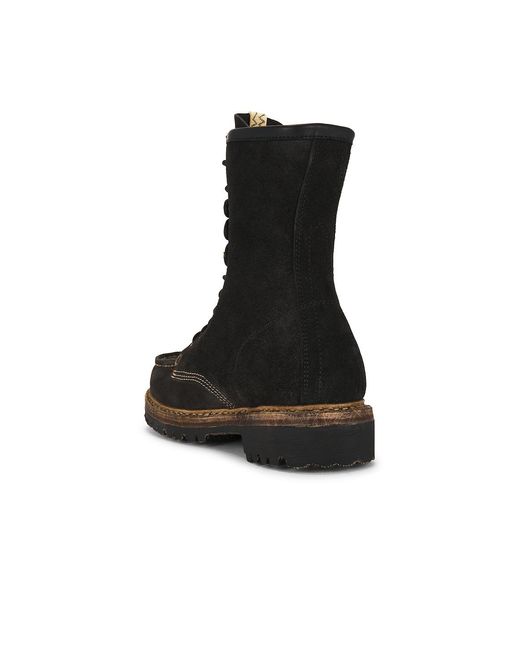 Visvim Black Scout Moc Boots for men