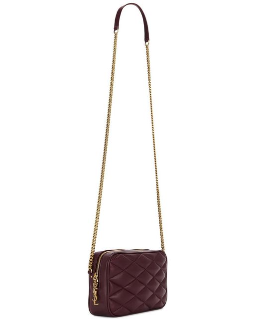 Saint Laurent Purple Mini Camera Bag