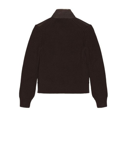 Mackage Black Jonathan Suede Full Zip Jacket for men