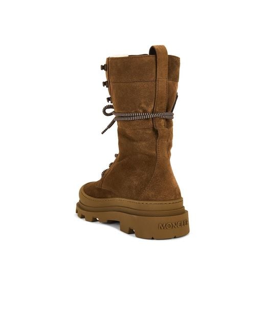 Moncler Brown Vera High Ankle Boot