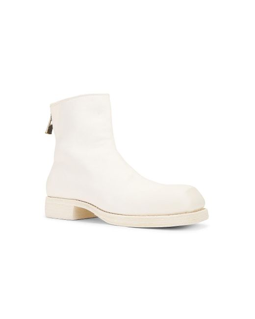 Guidi White 79086 Square Toe for men