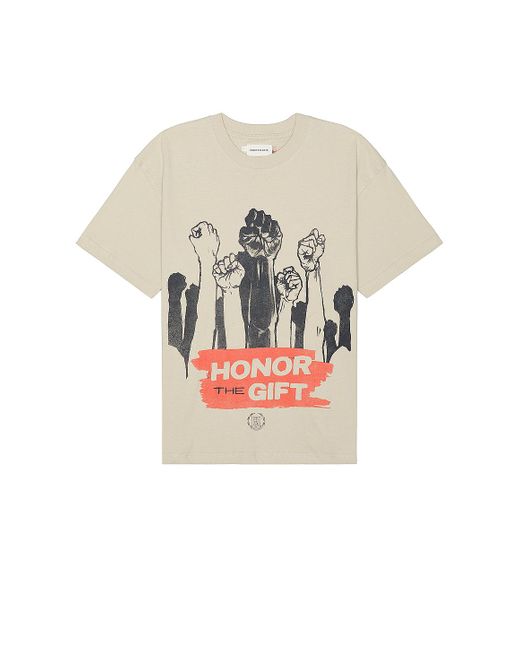 Honor The Gift White A-spring Dignity Tee for men