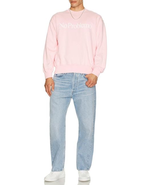 No Problemo Pink Sweatshirt for men