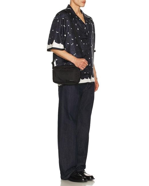Givenchy Black Essential Crossbody Camera Bag for men