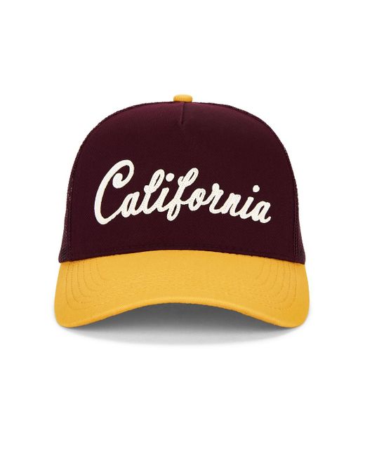 NAHMIAS Purple California Trucker Hat for men