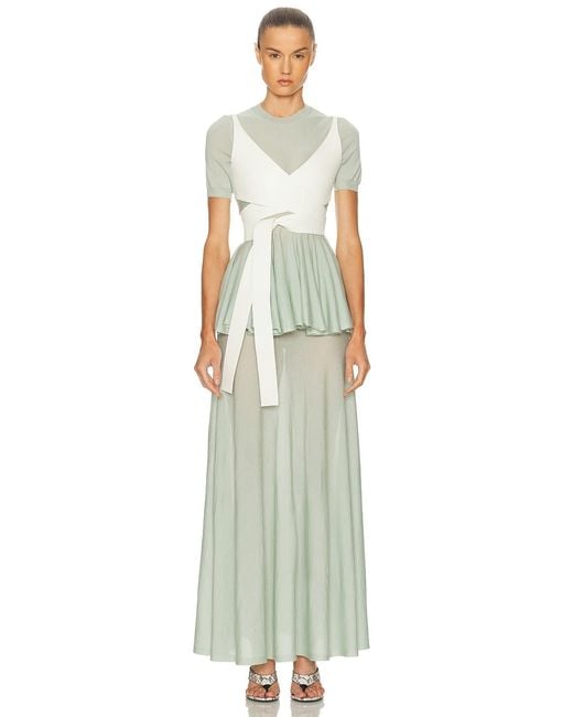 Alaïa White Alaϊa Cross Top