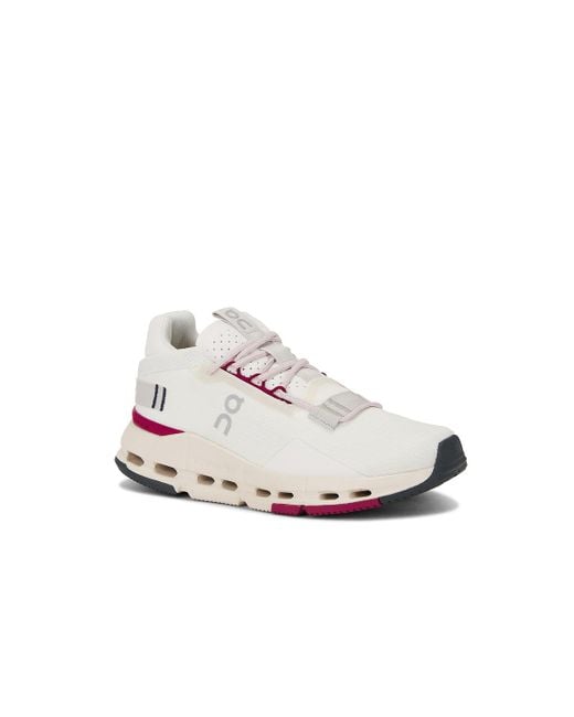 On Shoes White Cloudnova 2 Sneaker