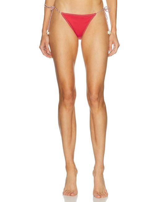 Solid & Striped Orange The Harlow Bikini Bottom