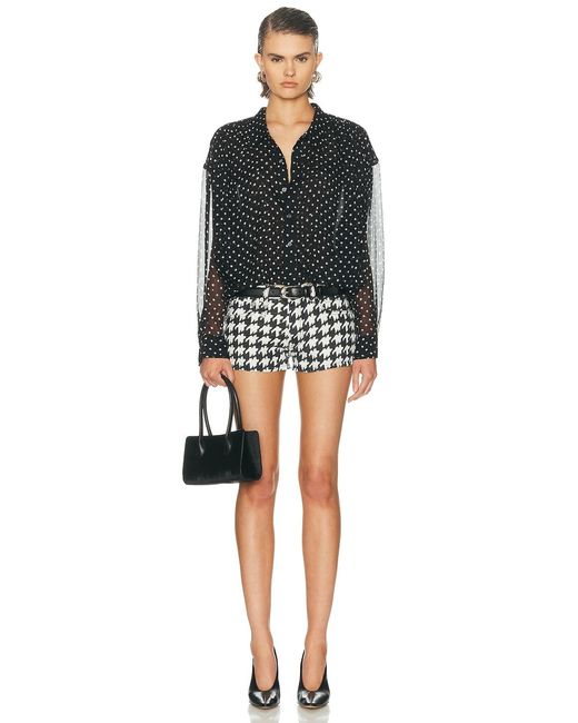 R13 Blue Effie Short