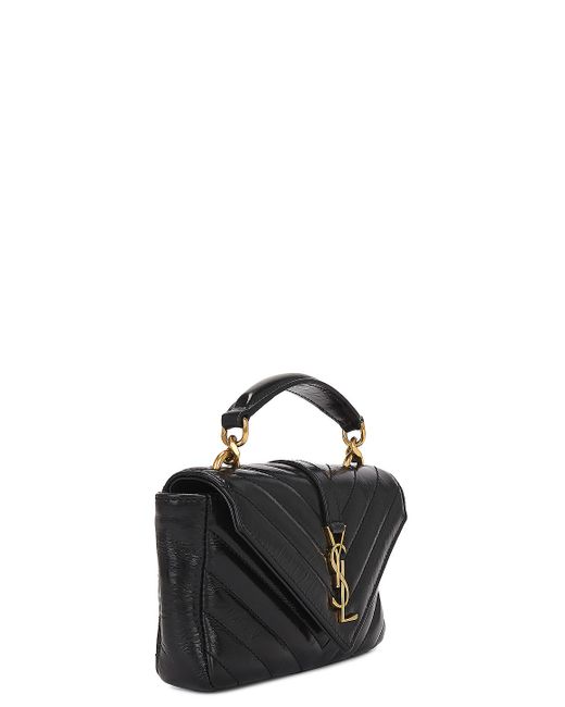 Saint Laurent Black Mini College Chain Bag
