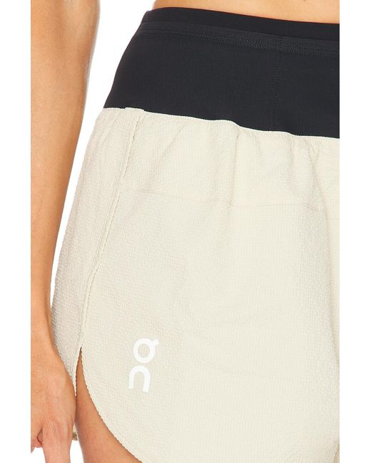 On Shoes White Performance Volt Short