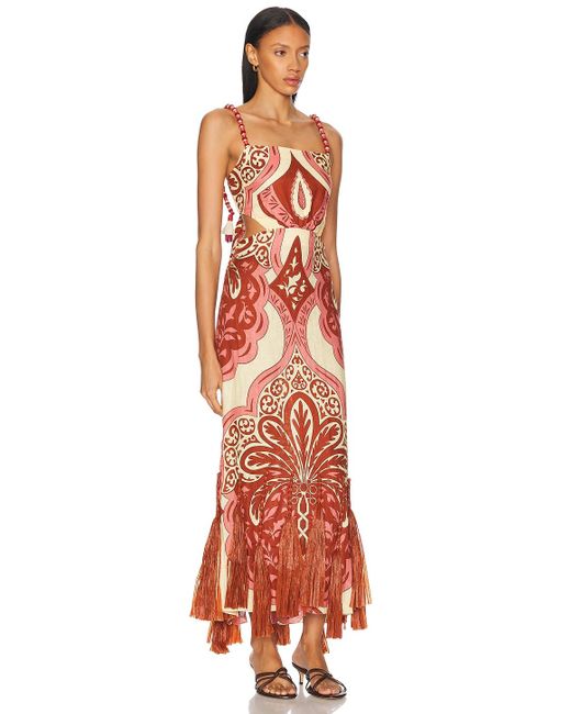 Johanna Ortiz White Counter Rhythm Ankle Dress