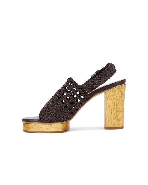 Staud Brown Martina Platform Sandal