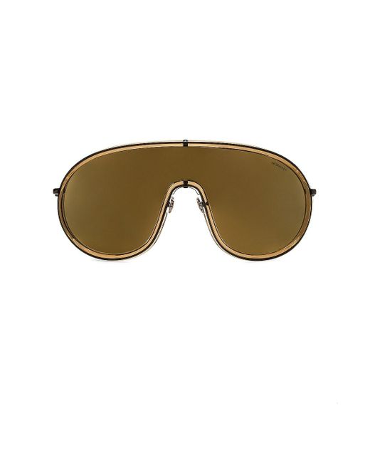 Moncler Metal Shield Sunglasses | Lyst