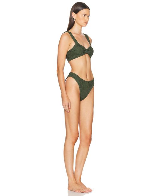 Hunza G Green Bonnie Bikini