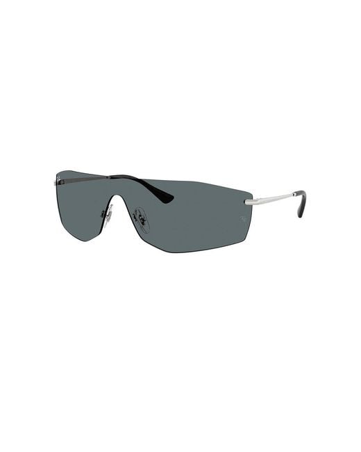 Ray-Ban Metallic Shield Sunglasses for men