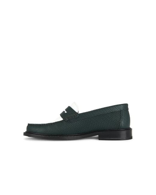VINNY'S Black Yardee Mocassin Loafer for men