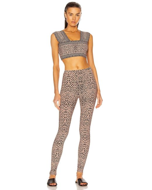 Alaïa Multicolor Print Legging