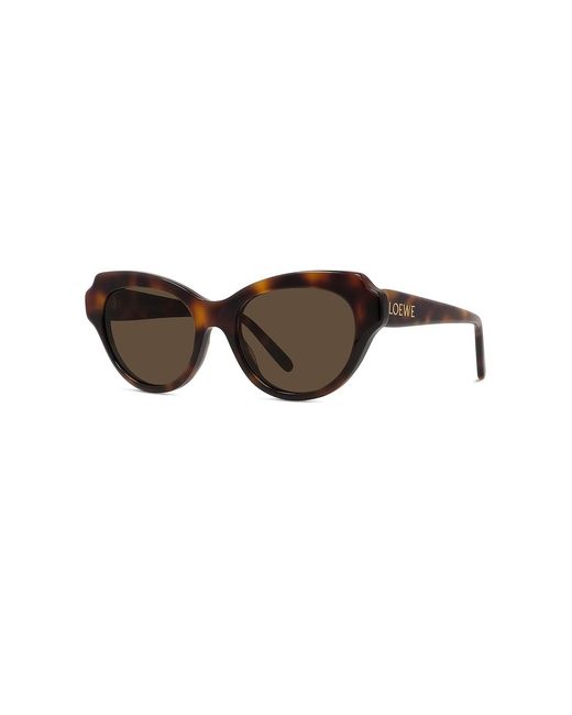 Loewe Brown Cat Eye Sunglasses