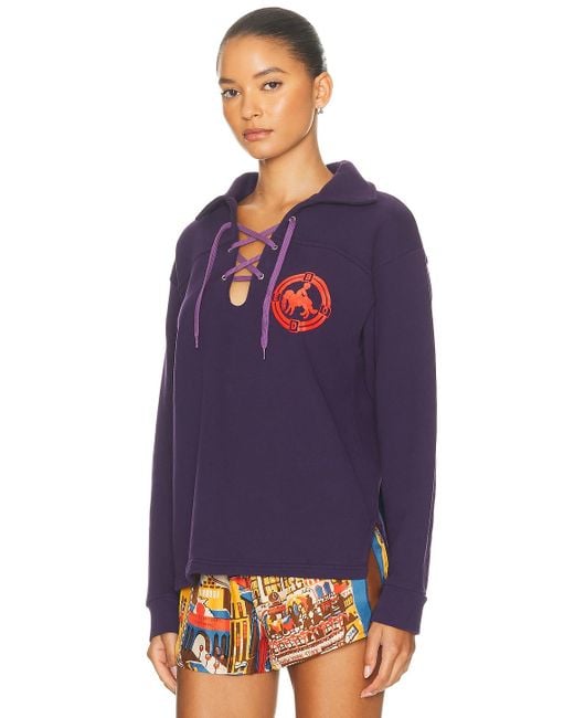 Bode Blue Pet Pullover Sweater