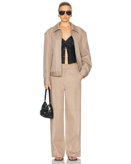 Alexander Wang Natural Boxy Workwear Jacket