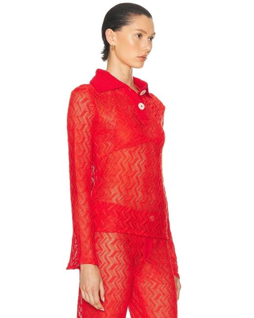 Eliou Red Andre Top