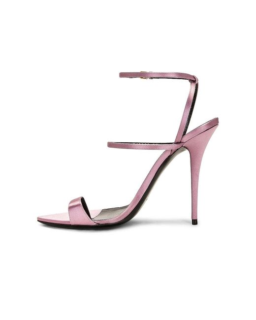 Saint Laurent White Dive Sandal