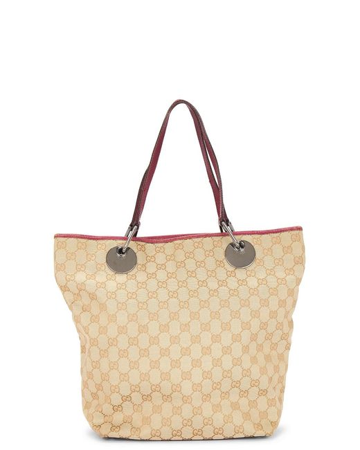 Gucci Brown Eclipse Tote Bag