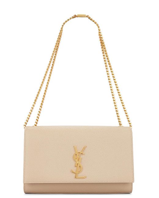 Saint Laurent Natural Medium Kate Chain Bag