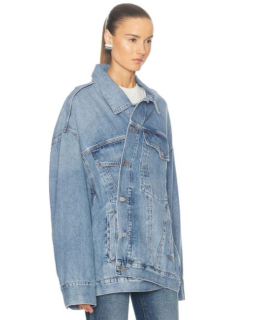 Agolde Blue Reworked Wayne Jacket