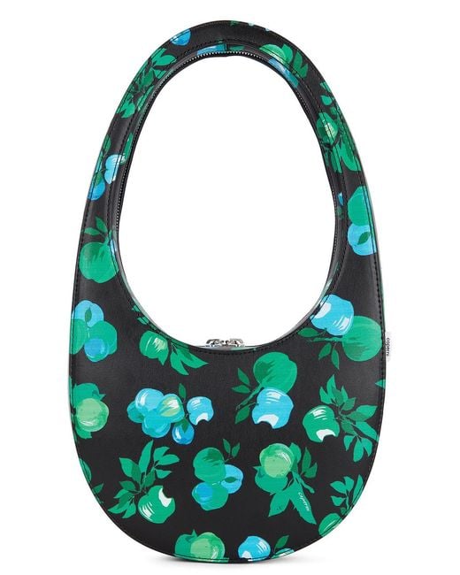 Coperni Green Printed Swipe Bag