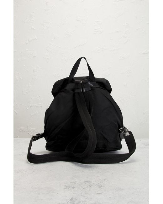 Prada Black Tessuto Backpack