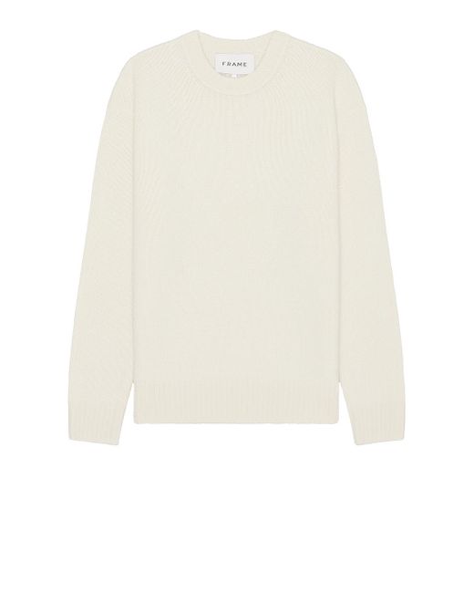 FRAME White Cashmere Sweater for men